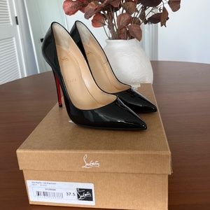 So Kate 120 Patent Leather Black Pumps